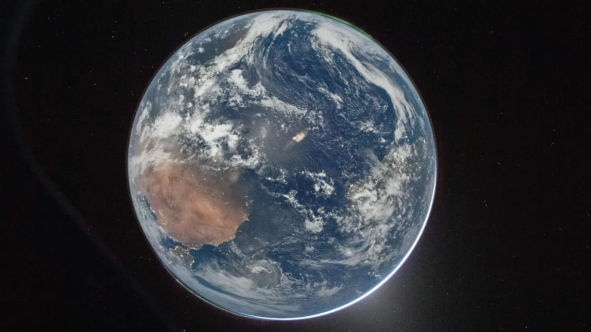 vista de la Tierra desde el espacio