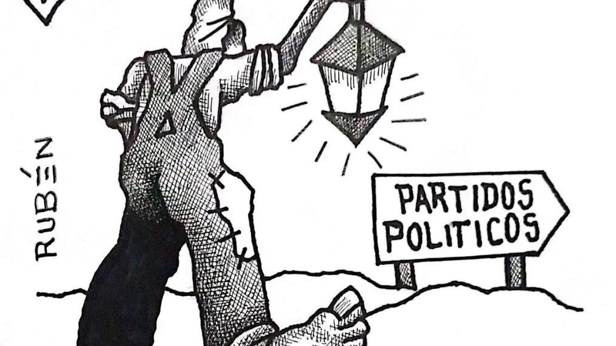 cartón RUBEN '' QUE BUSCARA DIÓGENES''