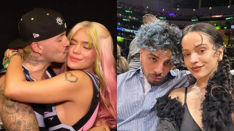 Karol G y Feid y Rosalía y Rauw