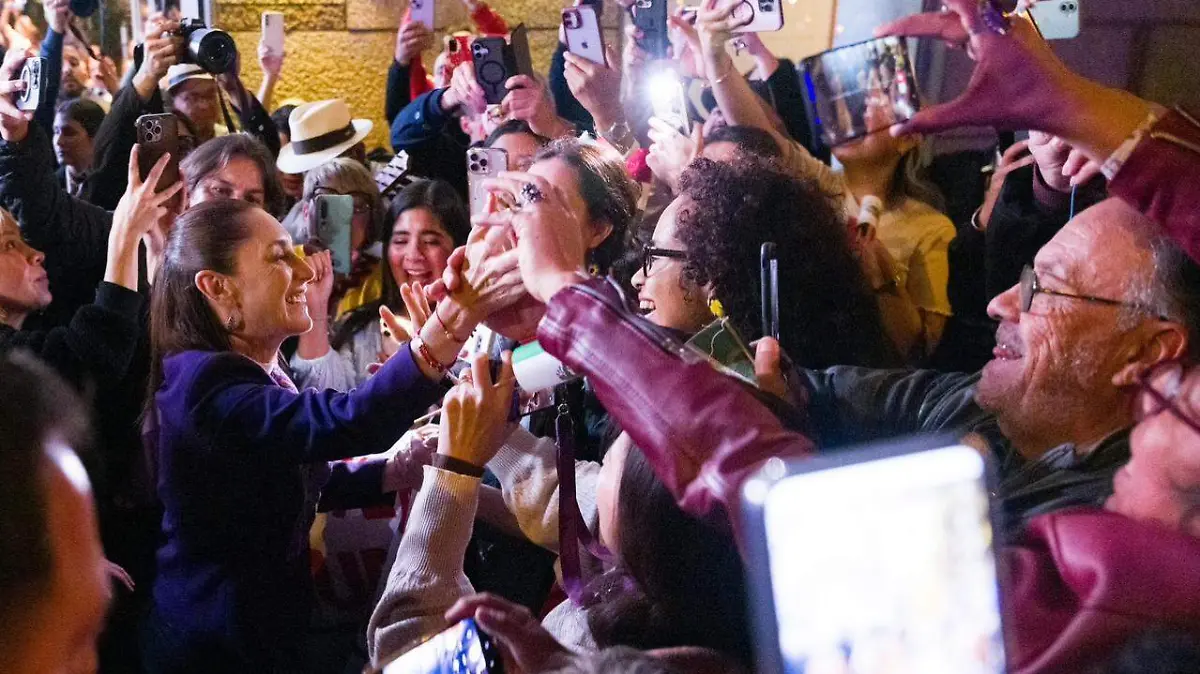 Sheinbaum llega a España