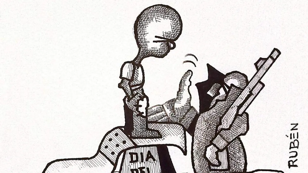 cartón RUBEN '' UN PRIVILEGIO''