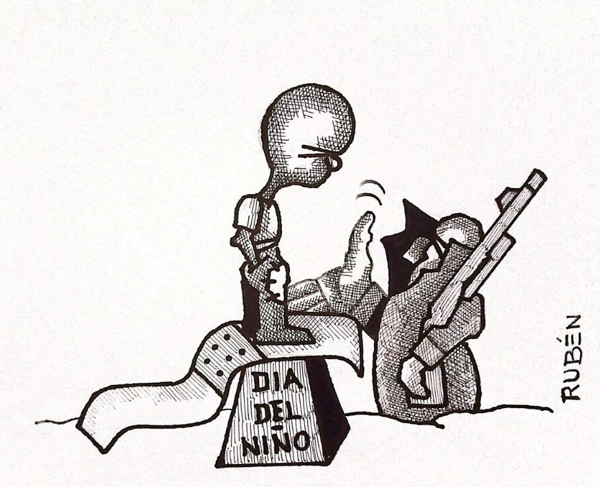 cartón RUBEN '' UN PRIVILEGIO''