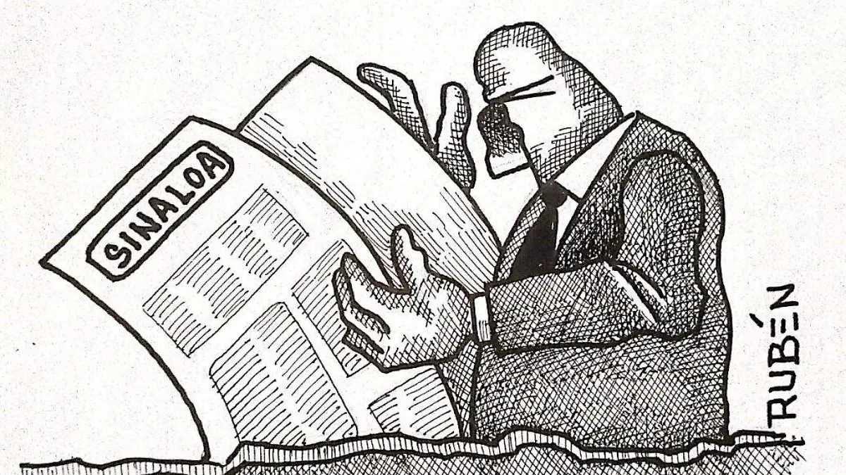 cartón RUBEN '' OTRO HUNDIMIENTO ''