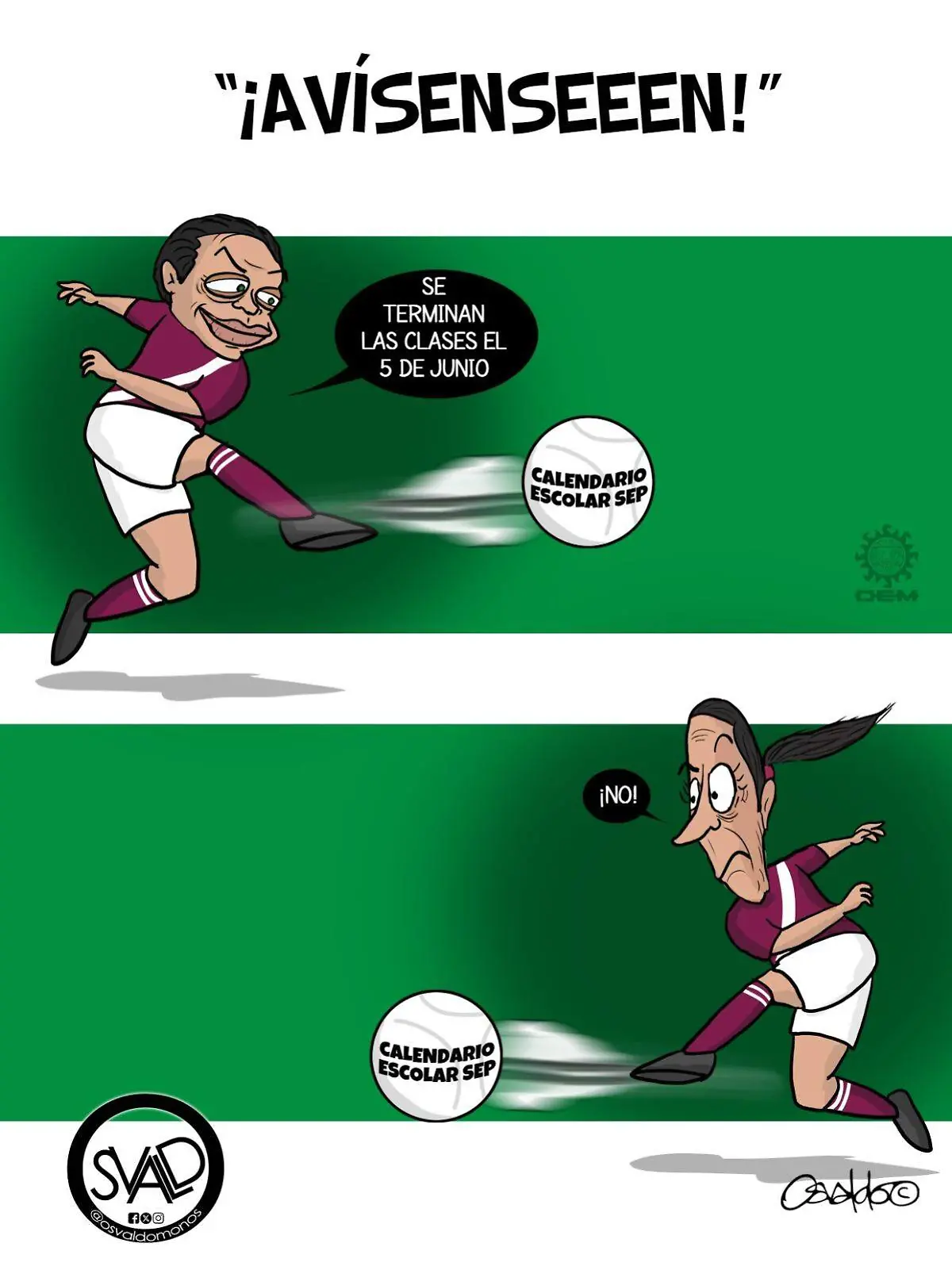 cartón OSVALDO