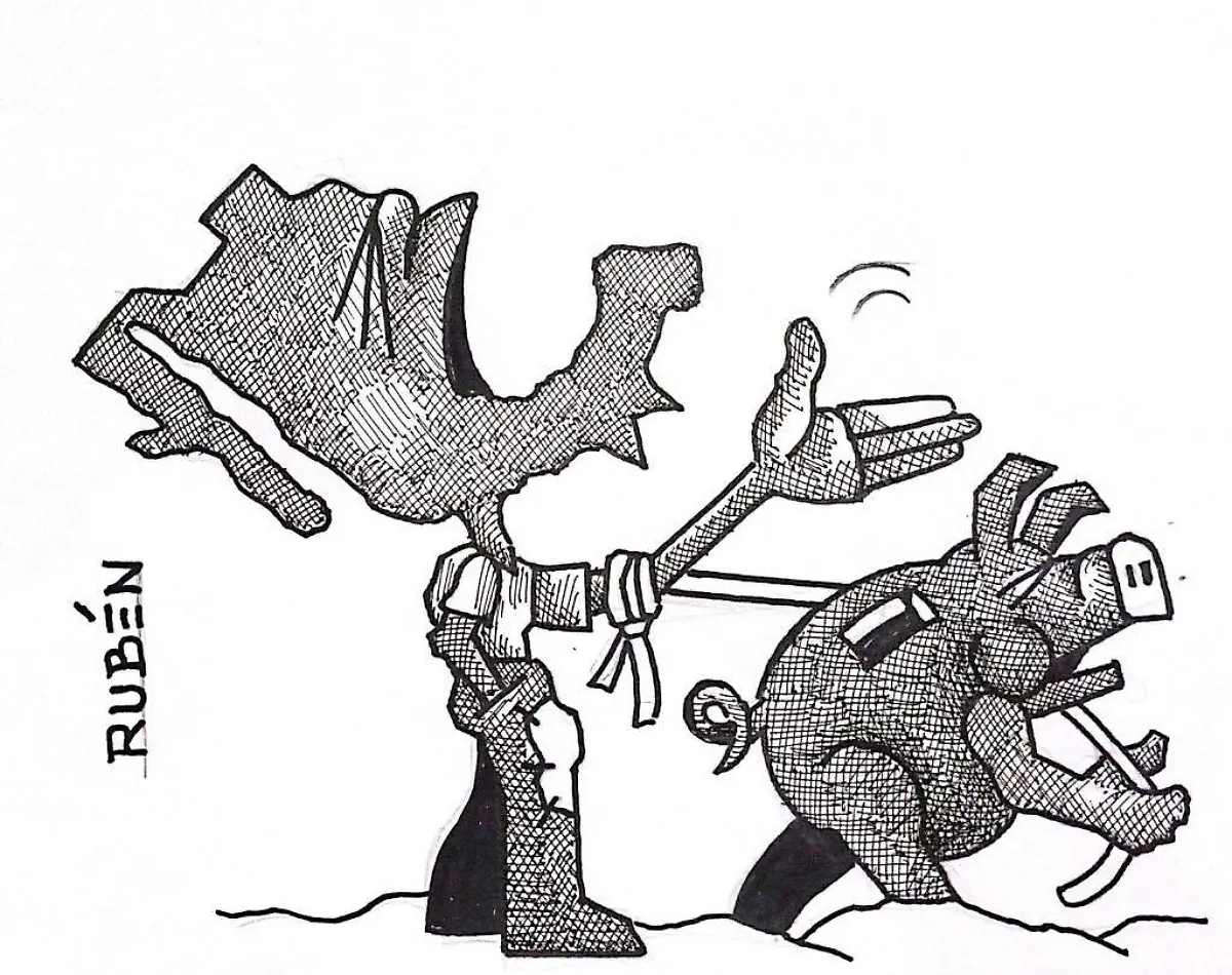 cartón Ruben DESPACIO QUE VOY DE PRISA