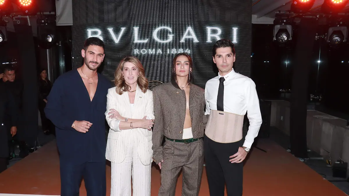 Alejandro Speitzer, Paola Brignone, Renata Notni y Geovane Nieto