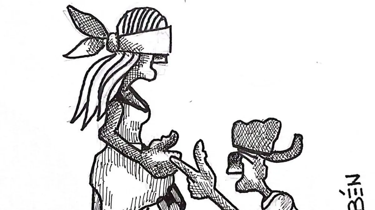 cartón RUBEN '' YA VIENE EL MUNDIAL''