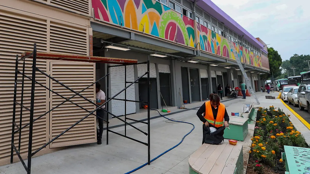El nuevo mercado para reubicar a ambulantes de la Cetram Huipulco-22