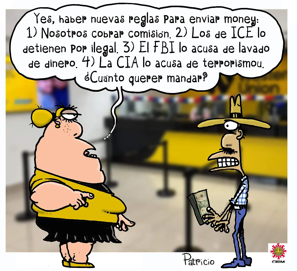 cartón PATRICIO