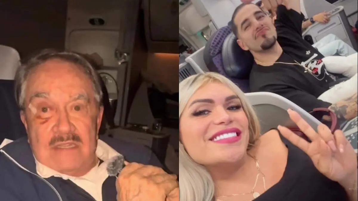 influencers narran incidente de avión