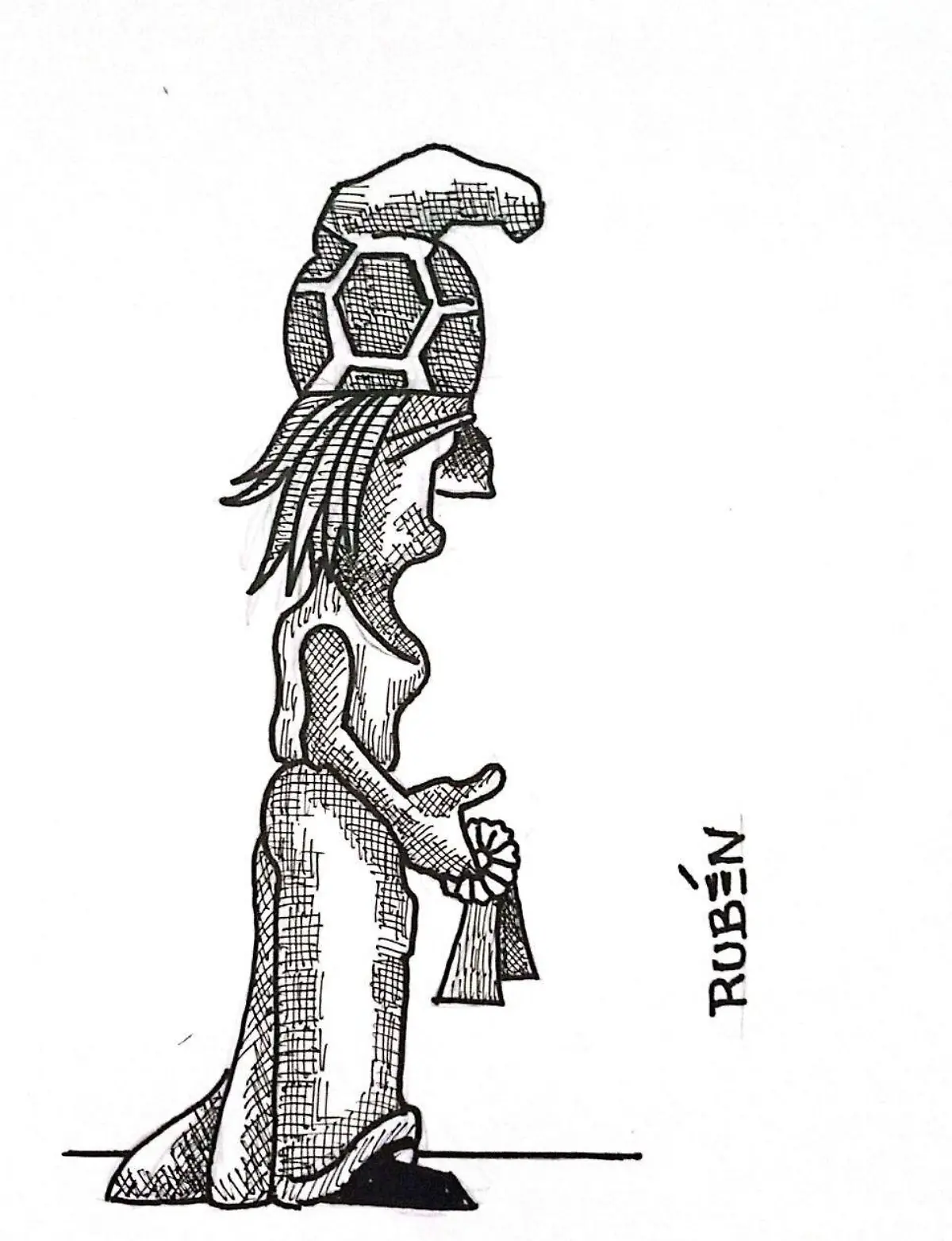 cartón Rubén CONTAGIO MUNDIALISTA