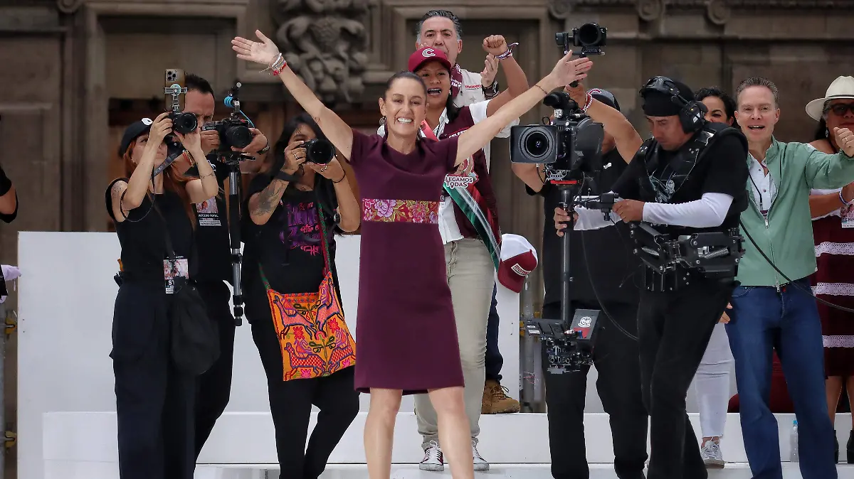 Claudia Sheinbaum-Clara Brugada-Cierre de Campaña-Zocalo-14