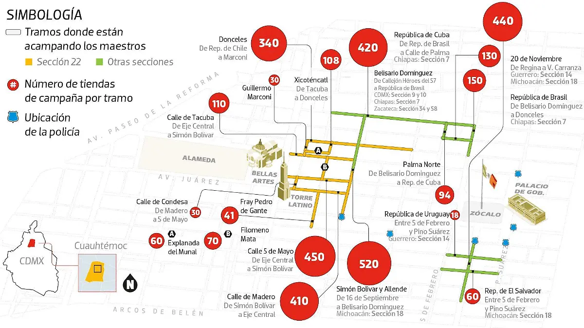 05jun26 Mapa Plantón Maestros REPÚBLICA Portada WEB
