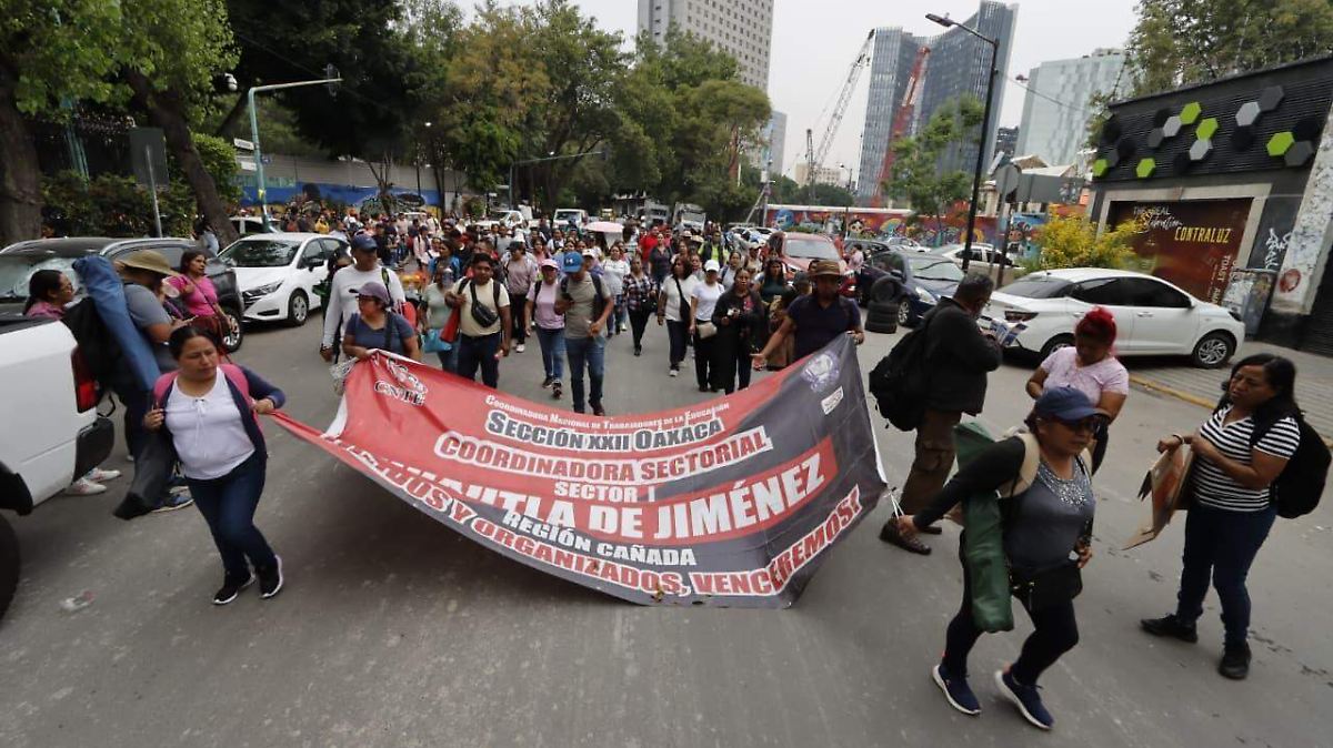 ¡CAOS EN CDMX! CNTE BLOQUEA TV Y VIALIDADES A DÍAS DEL MUNDIAL