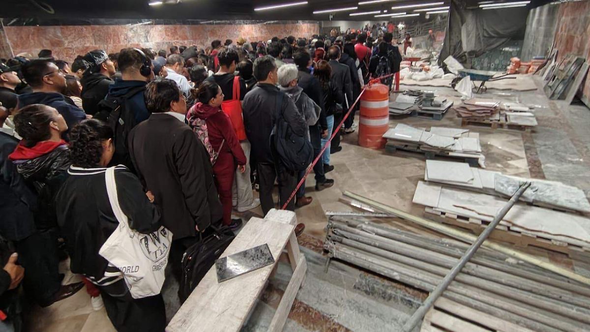 CAOS EN EL METRO: OBRAS INCONCLUAS AFECTAN A PASAJEROS A DÍAS DEL MUNDIAL