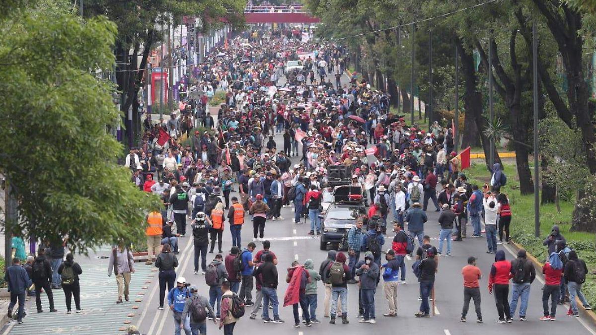 ¡CAOS EN REFORMA! CNTE TOMA LA CIUDAD