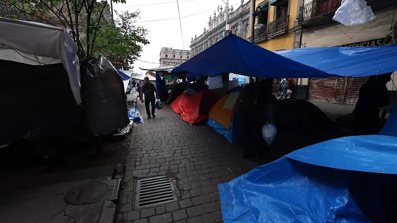CNTE PLANTON centro histórico cdmx