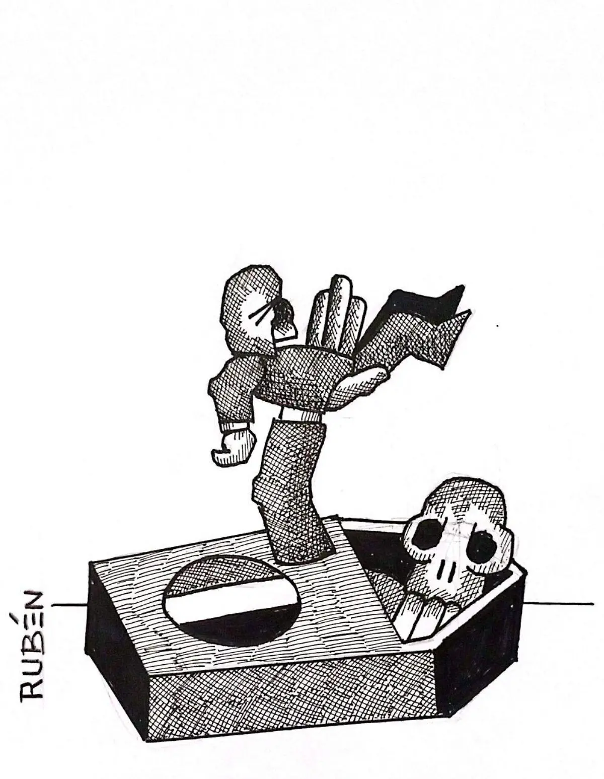 cartón Rubén INSPIRADA RESURRECCIÓN