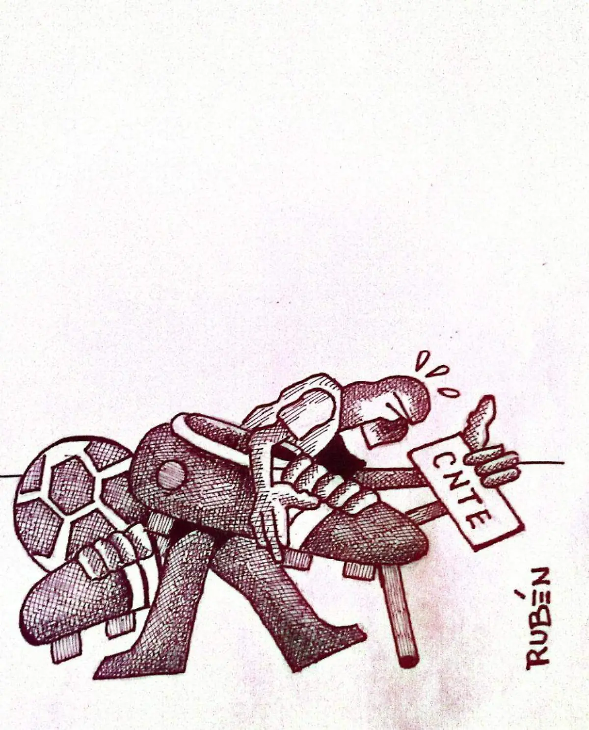 cartón Rubén ¡QUÉ JUGADA!