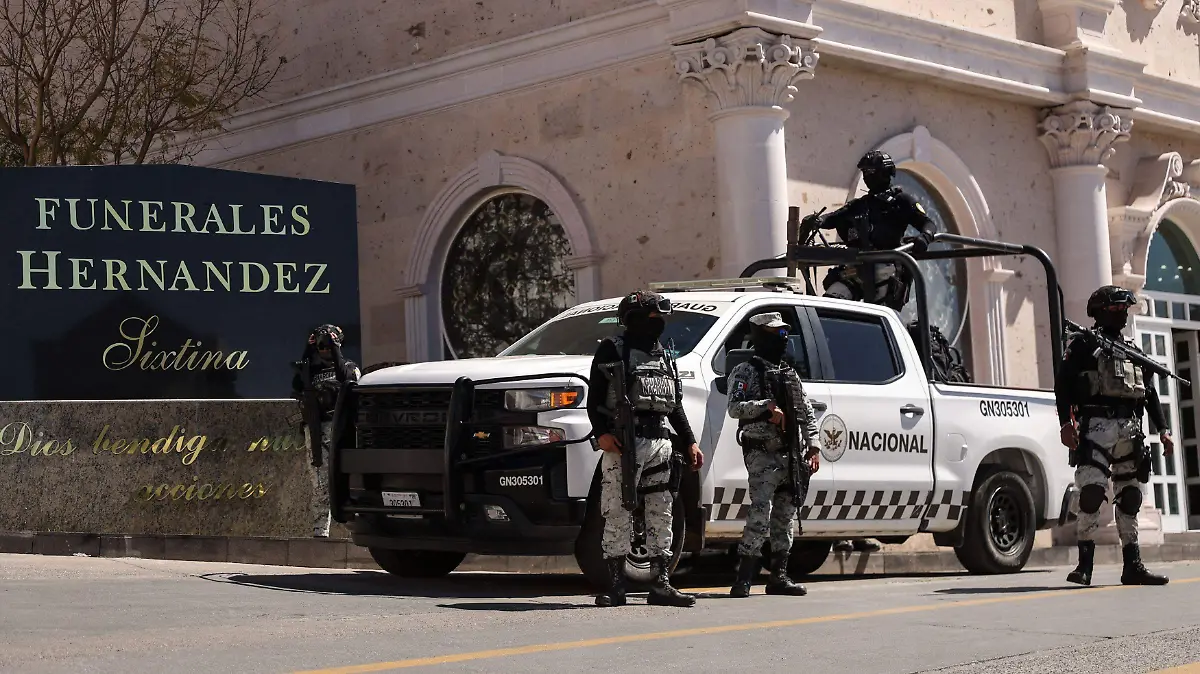 Funeral Guardia Nacional Zacatecas