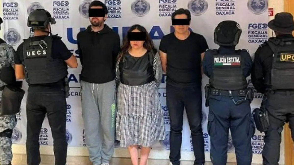 Extorsionadores detenidos en Oaxaca