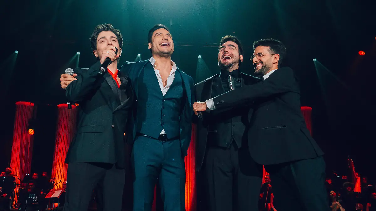 IL VOLO Y CARLOS RIVERA CORTESÍA SONY MUSIC