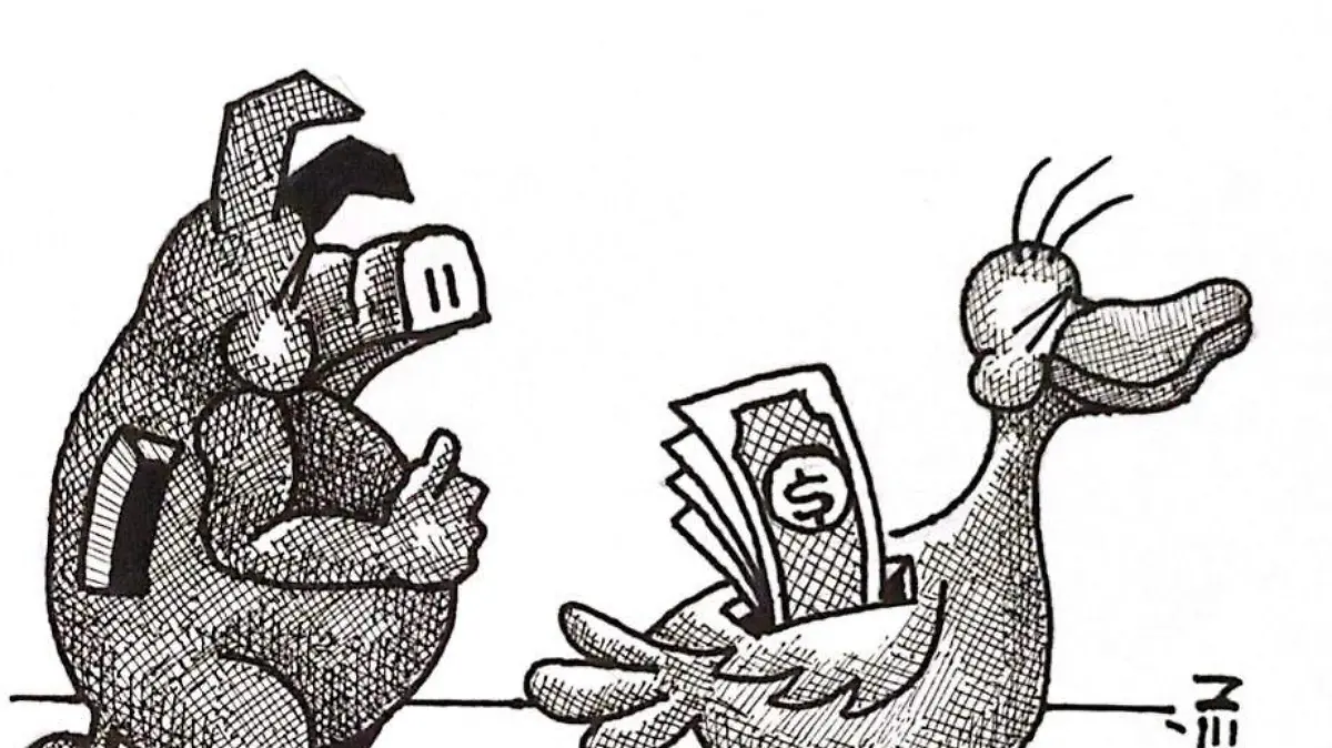 cartón Rubén QUÉ ENVIDIA