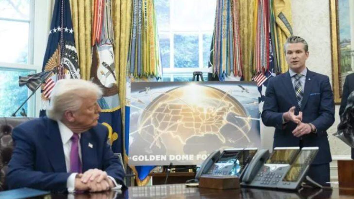 CÚPULA DORADA DE TRUMP: PRUEBAS EXITOSAS