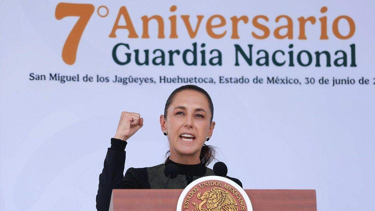 SHEINBAUM DEFIENDE A LA GUARDIA NACIONAL: ¿ESPEJISMO DE PAZ?