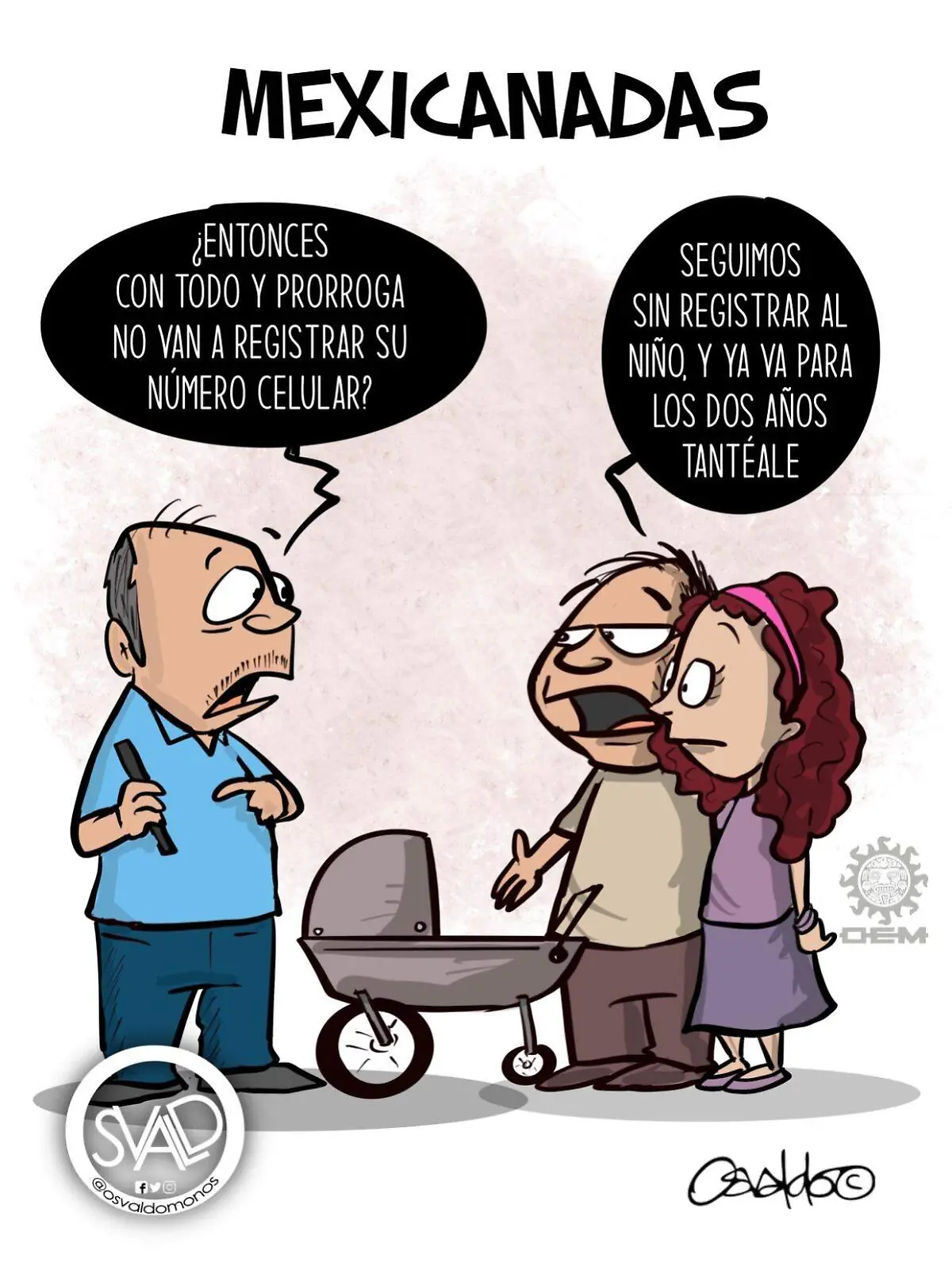cartón OSVALDO mier