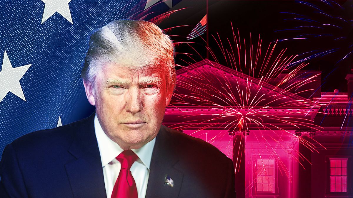 TRUMP SE ROBA EL ANIVERSARIO DE EU