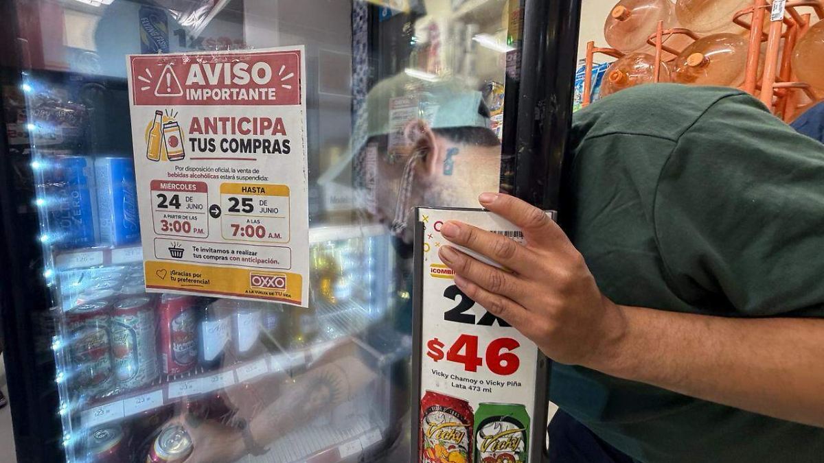 LEY SECA EN CDMX POR PARTIDO MÉXICO VS INGLATERRA