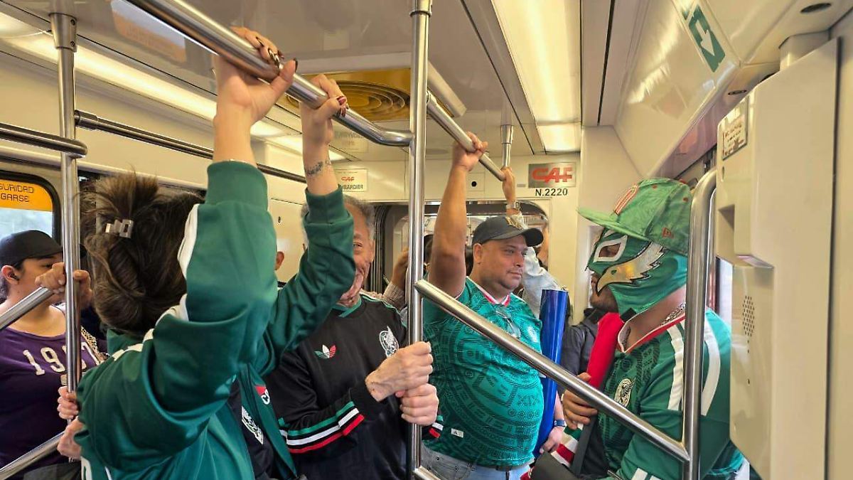 CIERRAN METRO POR EL PARTIDO