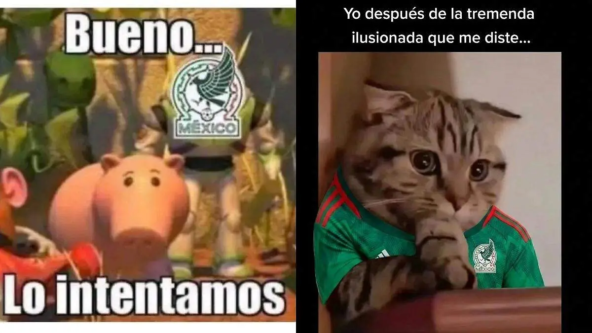 Memes derrota México