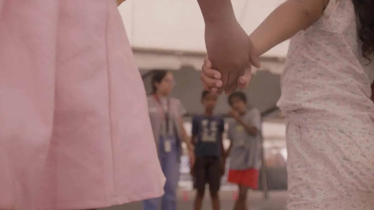 CH11616999_Daniela and other children play in a Child Friendly Space in earthquake-hit Venezuela
