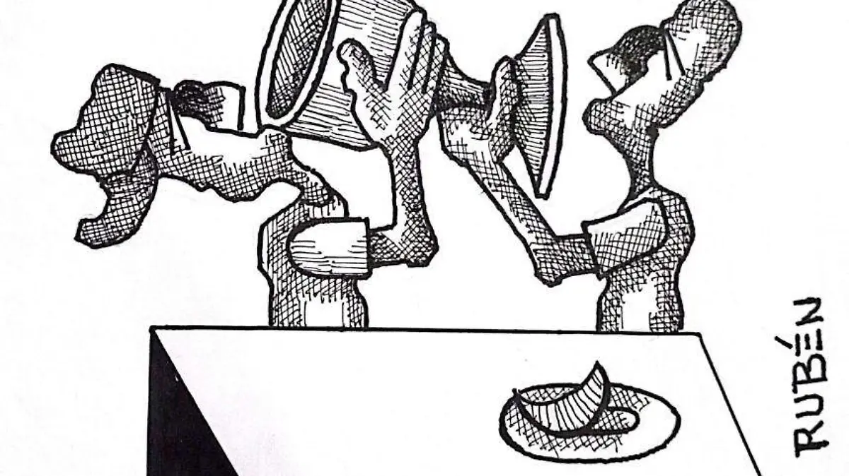 cartón Rubén LA COPA ES NUESTRA