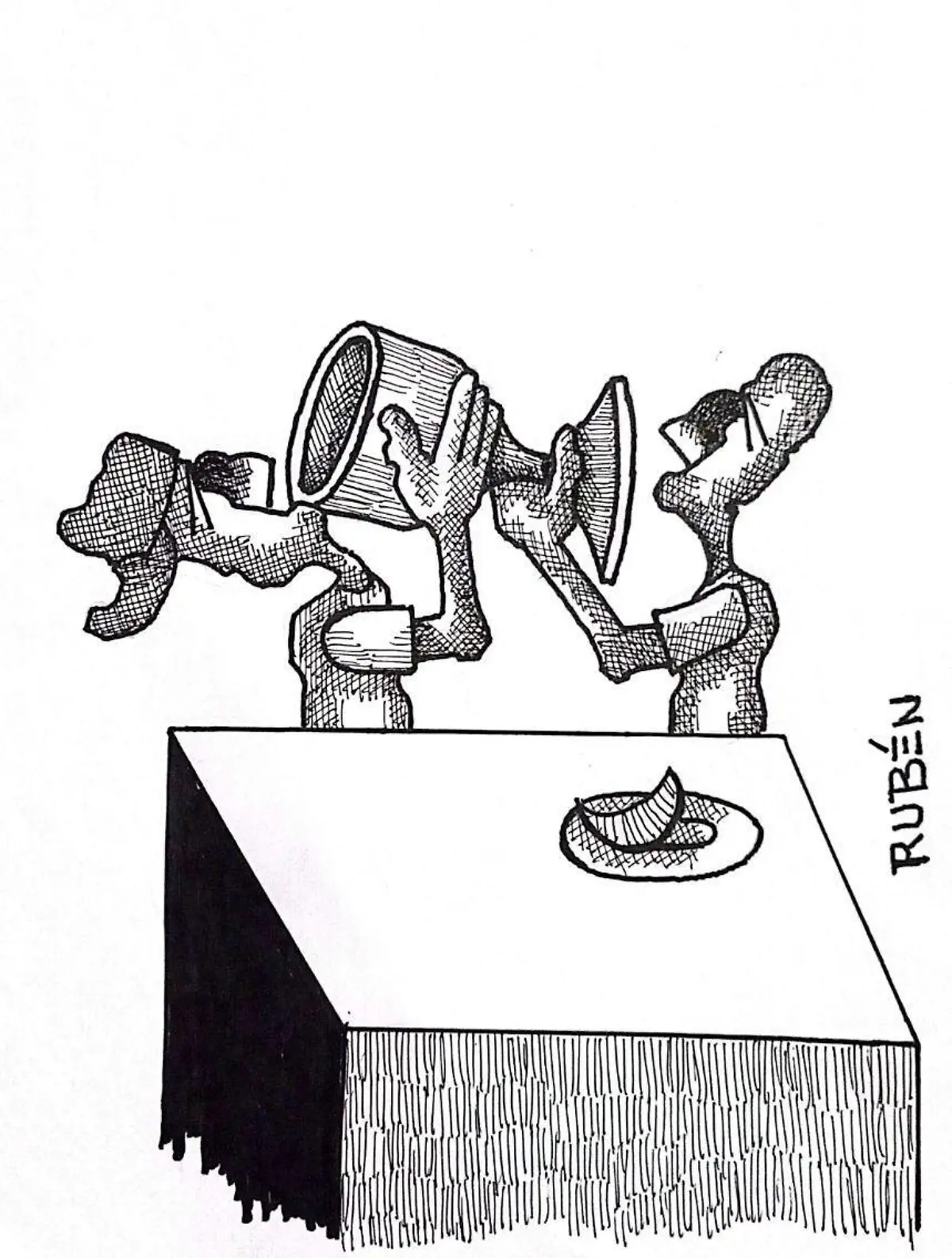 cartón Rubén LA COPA ES NUESTRA