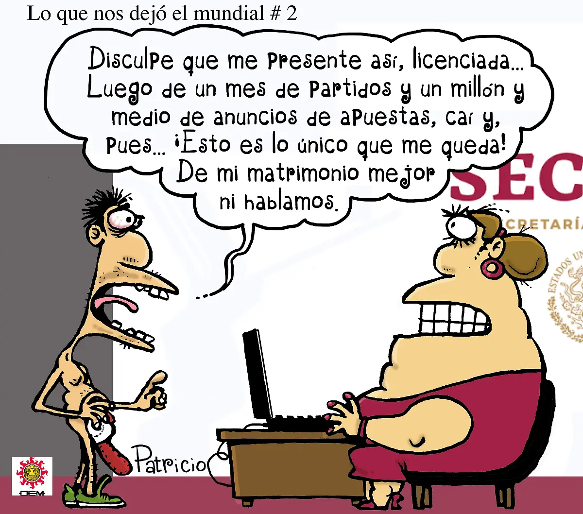 cartón PATRICIO
