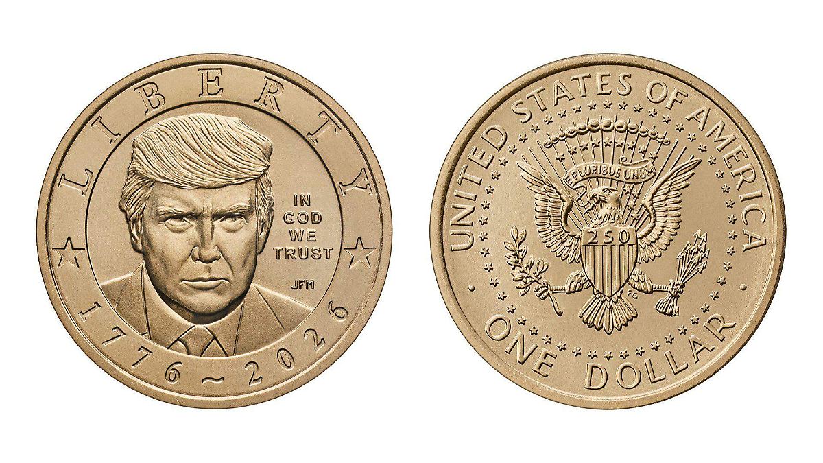 ¡ORO PURO! TRUMP, EN LA MONEDA DE EU