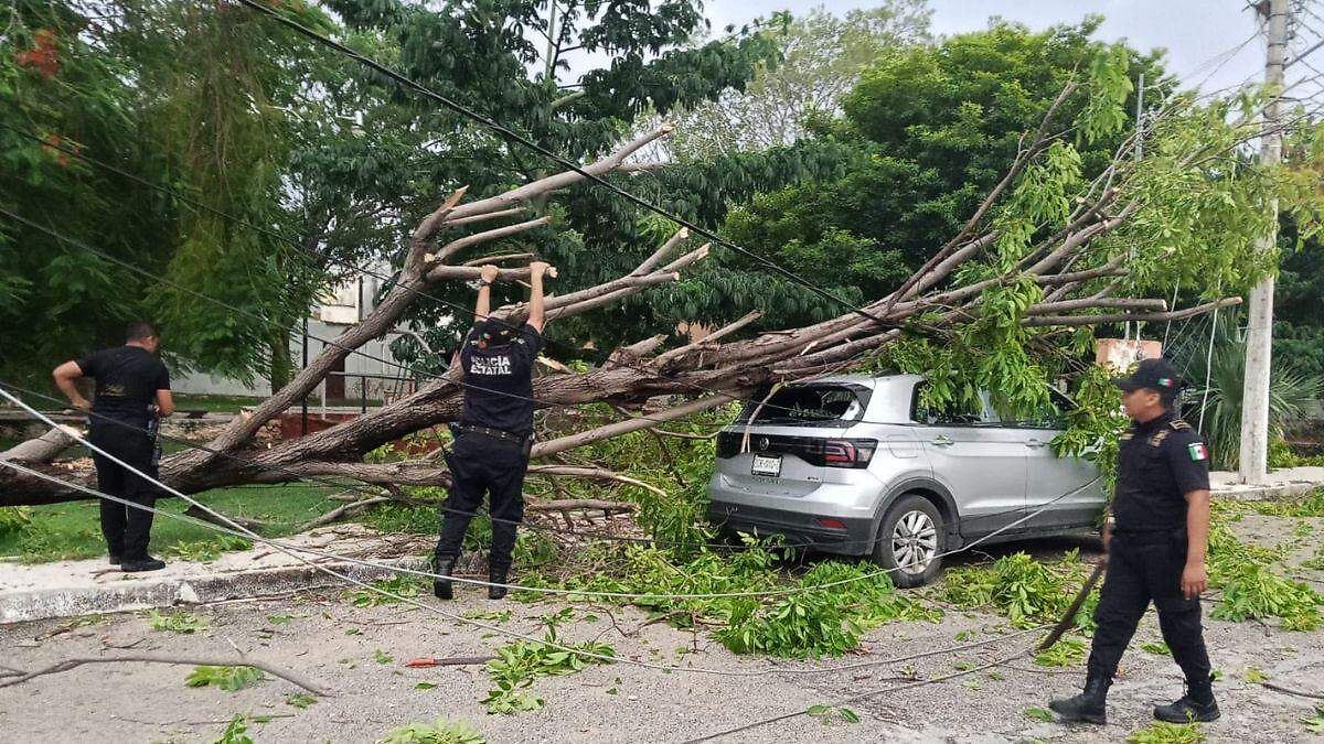 LLUVIAS DESTRUCTIVAS AZOTAN YUCATÁN
