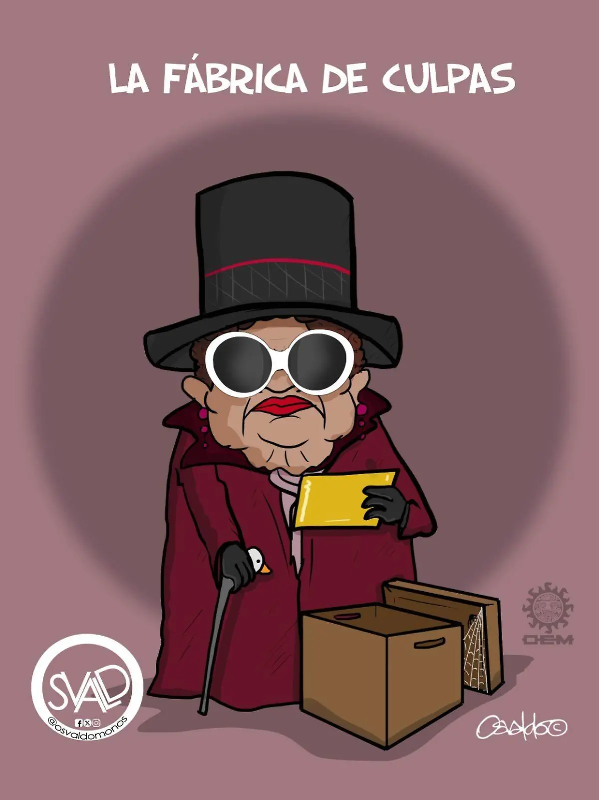 cartón OSVALDO