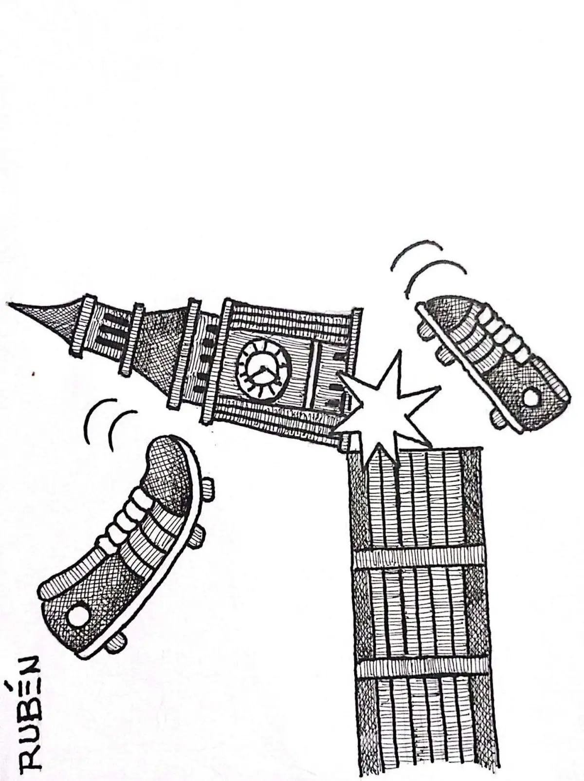 cartón Rubén EL QUE SIGUE