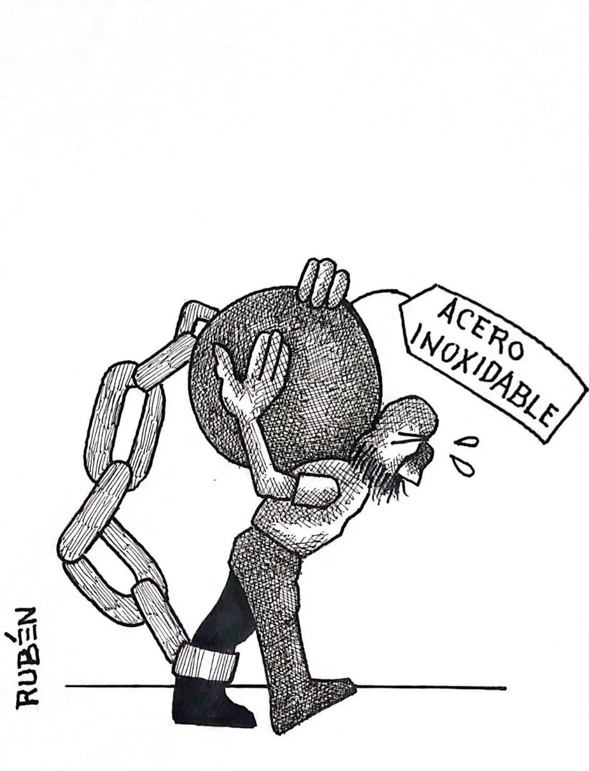 cartón RUBEN '' CADENA PERPETUA''