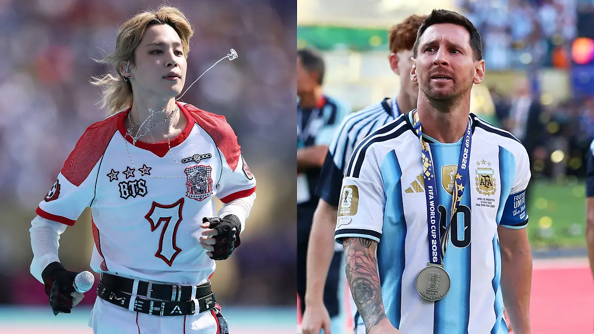 Jimin y Messi