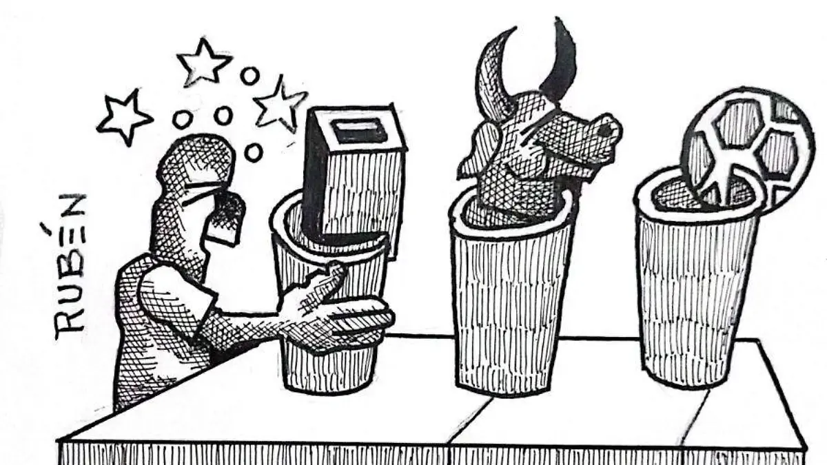 cartón RUBEN '' COPA TRAS COPA''