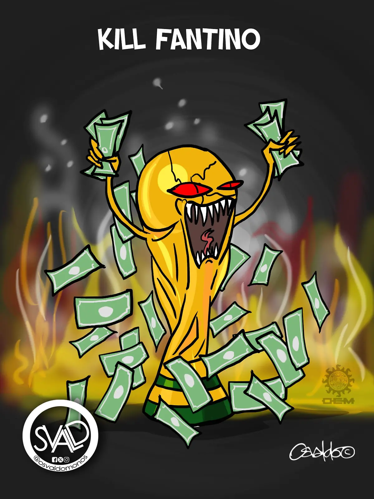 cartón OSVALDO