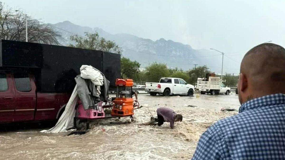 MONTERREY BAJO EL AGUA: CAOS POR TORMENTA ELÉCTRICA