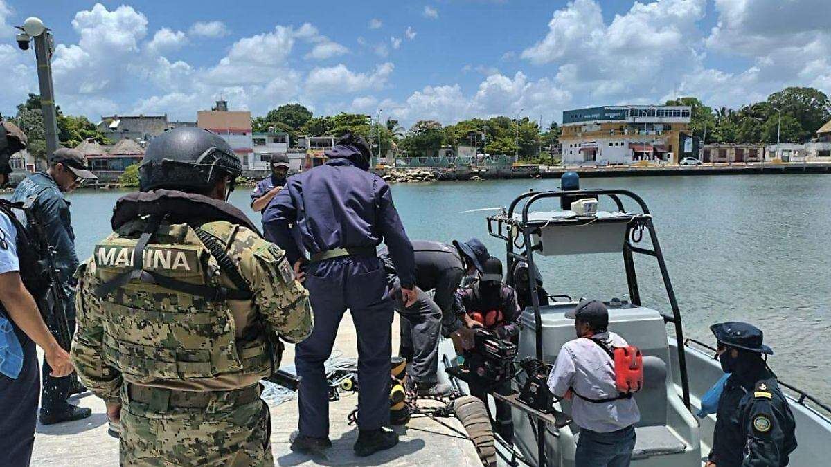 MARINA ARRASTRA REDES ILEGALES EN CAMPECHE
