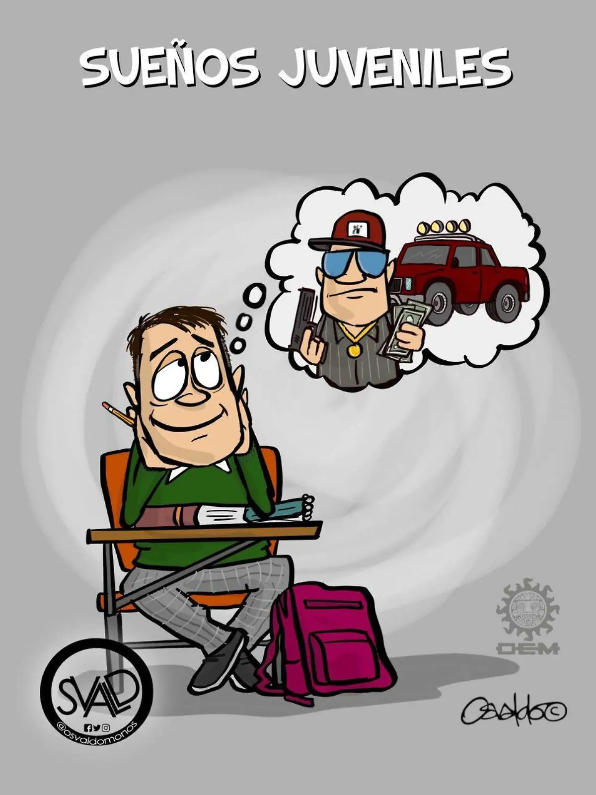 cartón OSVALDO