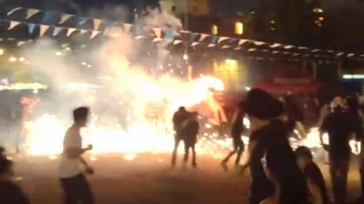 ¡TRAGEDIA EN MÉRIDA! EXPLOSIÓN DE PIROTECNIA DEJA CINCO HERIDOS